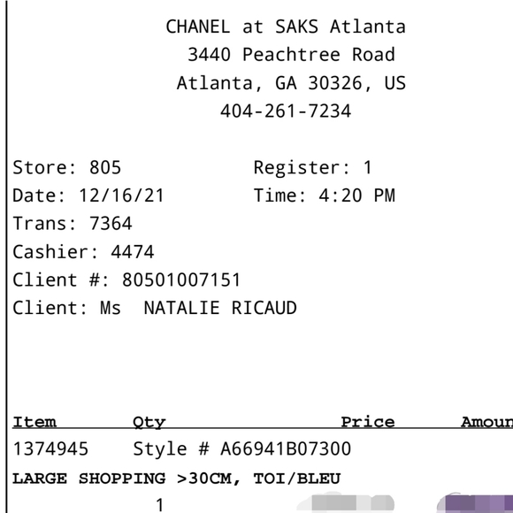 Chanel Deauville Navy - Picture 16 of 16